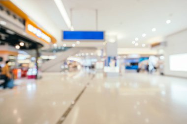 Soyut bulanıklık ve arka plan için Havaalanı terminal iç defocused