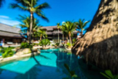 Seyahat ve tatil için güzel otel ve tatil arka plan bulanıklık