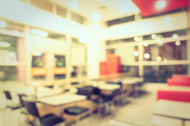 Soyut bulanıklık ve ufuk restoran ve kafe Cafe iç arka planı için