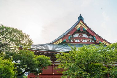 Güzel mimari Sensoji Tapınağı inşa ünlü ziyaret asakusa alan tokyo Japonya için yerdir