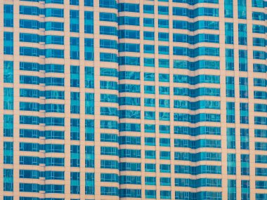 Güzel ofis binası ve mimarisi ile pencere desen dış arka planı için