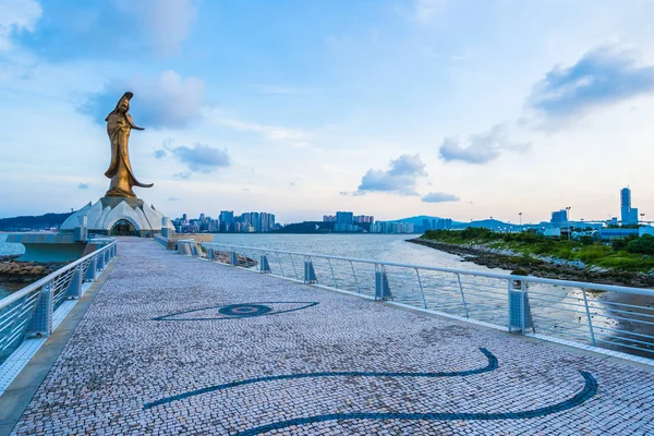 Hermosa Estatua Kun Iam Hito Ciudad Macao —  Fotos de Stock