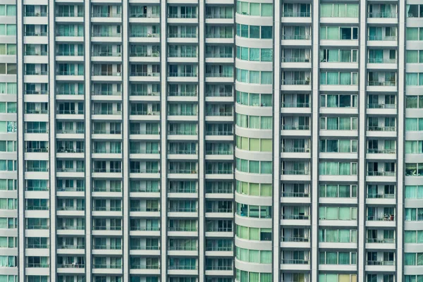 Hermoso Edificio Oficinas Exterior Arquitectura Con Patrón Ventana —  Fotos de Stock