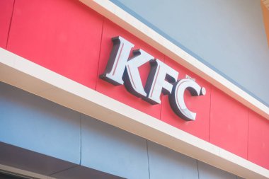 Nonthaburi, Tayland Jan 20 2018 Kfc's Tayland ve dünya çapında birçok mağaza fastfood Restoran