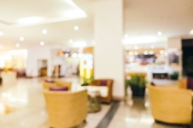 Soyut bulanıklık ve otel lobisinde defocused ve arka plan ve yüzey için iç çare