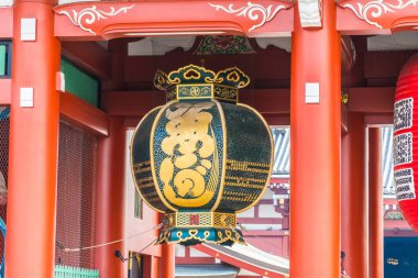 Güzel mimari Sensoji Tapınağı inşa ünlü ziyaret asakusa alan tokyo Japonya için yerdir