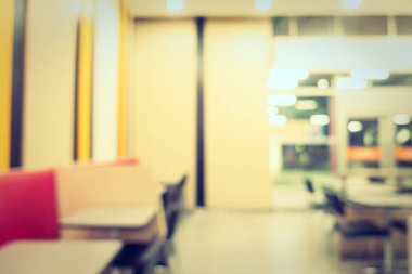 Soyut bulanıklık ve ufuk restoran ve kafe Cafe iç arka planı için