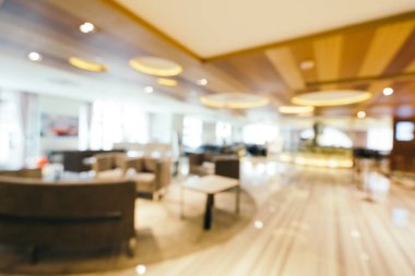 Soyut bulanıklık ve arka plan için otel lobisi.