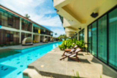 Soyut bulanıklık ve seyahat ve tatil için otel ve tatil arka plan defocused