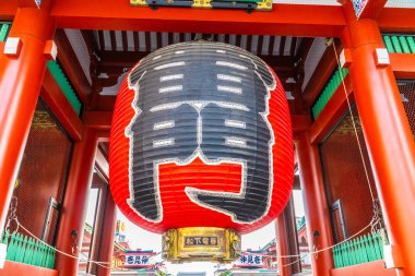 Güzel mimari Sensoji Tapınağı inşa ünlü ziyaret asakusa alan tokyo Japonya için yerdir