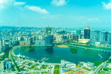 Bina Cityscape macau şehirde güzel mimari