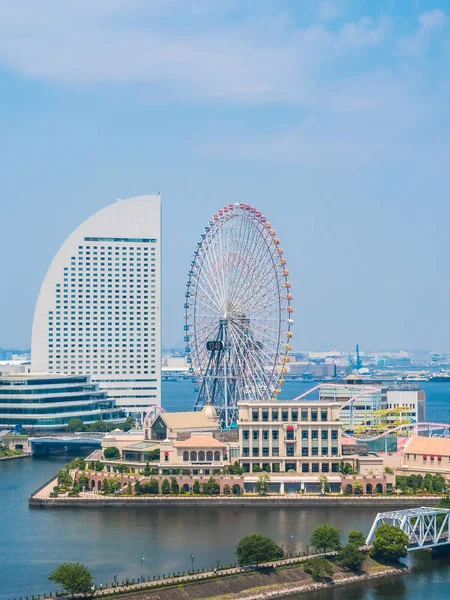 Mooi Gebouw Architectuur Van Yokohama Skyline City Japan — Stockfoto