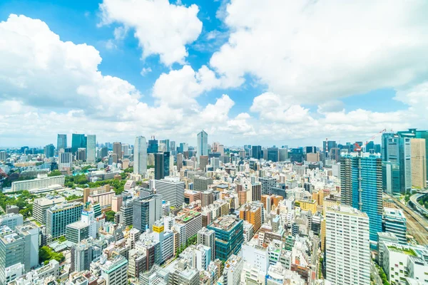 Vacker Arkitektur Byggnad Tokyo Stadens Silhuett Japan — Stockfoto