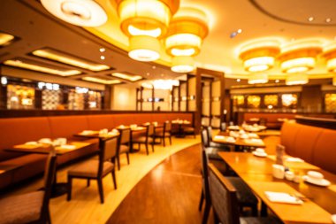 Soyut bulanıklık ve ufuk kahvaltı büfesi otel restoran ve kafe Cafe iç arka planı için