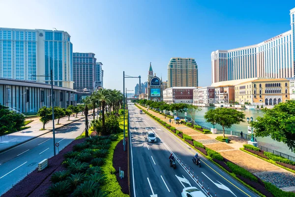 Hermoso Edificio Arquitectura Veneciano Otro Complejo Hotelero Casino Ciudad Macao —  Fotos de Stock