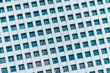 Güzel modern dış ofis cam pencere desen dokular ile Binası