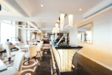 Soyut bulanıklık ve ufuk otel lobi lounge iç arka planı için