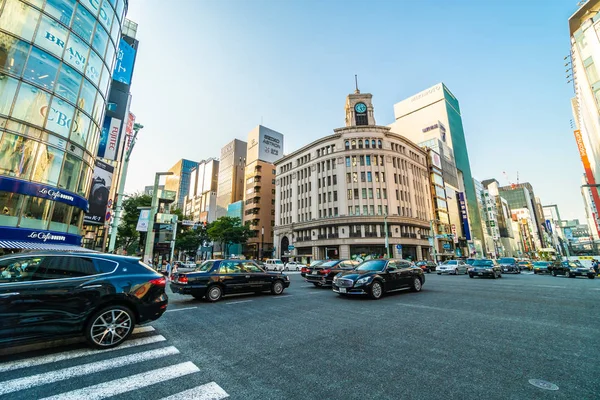 Tokyo Japan Aug 2018 Ginza Area Ist Das Beste Luxus — Stockfoto