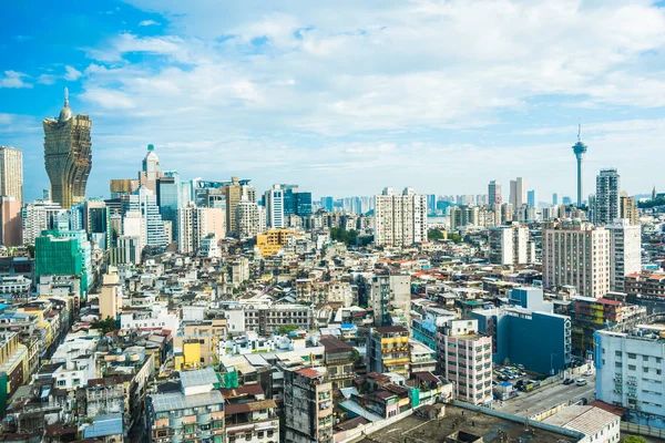 Bina Cityscape Macau Şehir Manzarası Güzel Mimari — Stok fotoğraf