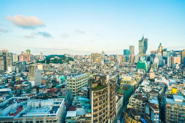 Bina Cityscape Macau Şehir Manzarası Güzel Mimari — Stok fotoğraf