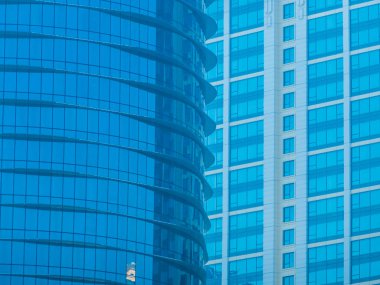 Güzel ofis binası ve mimarisi ile pencere desen dış arka planı için