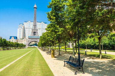 Güzel eiffel tower landmark Paris oteli ve macau City resort