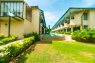 Soyut bulanıklık ve seyahat ve tatil için otel ve tatil arka plan defocused