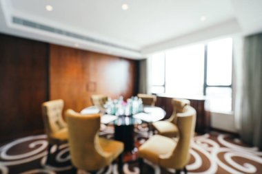 Soyut bulanıklık ve ufuk otel lobi lounge iç arka planı için