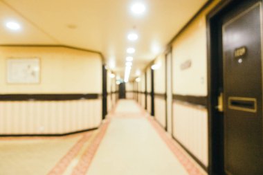 Soyut bulanıklık ve ufuk otel lobi lounge iç arka planı için