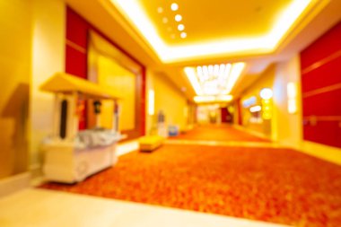 Arkaplan için mağaza içi soyut bulanıklık ve odaklanmış alışveriş merkezi