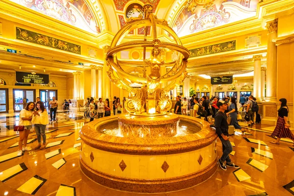 China Macao Septiembre 2018 Hermoso Complejo Hotelero Lujo Juego Casino —  Fotos de Stock