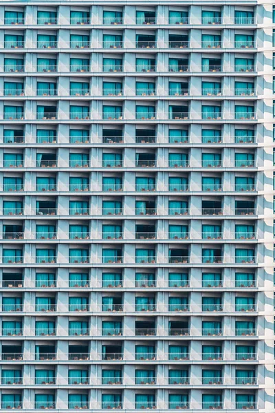 Hermoso Edificio Oficinas Exterior Moderno Con Texturas Patrón Ventana Vidrio — Foto de Stock