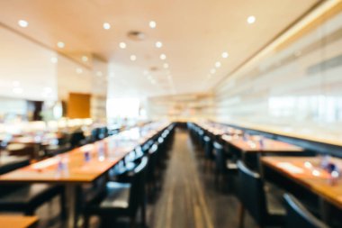 Soyut bulanıklık ve ufuk kahvaltı büfesi otel restoran ve kafe Cafe iç arka planı için