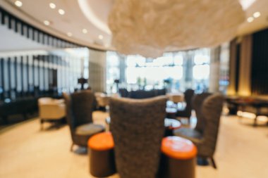 Soyut bulanıklık ve arka plan için otel lobisi.