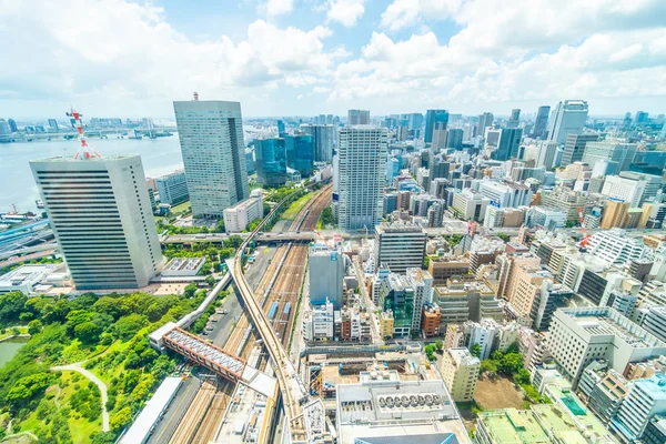 Vacker Arkitektur Byggnad Tokyo Stadens Silhuett Japan — Stockfoto