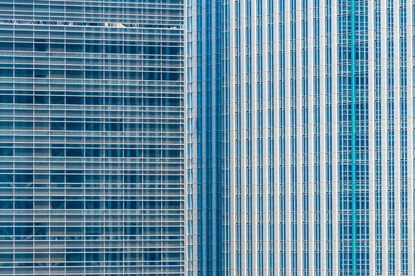 Vacker Arkitektur Business Kontorsbyggnad Med Fönster Glas Mönster Skyskrapa Staden — Stockfoto