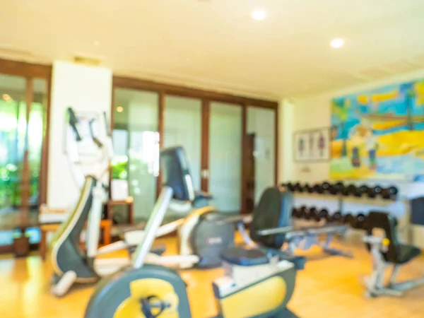 Abstracte Onscherpte Intreepupil Gym Fintess Apparatuur Interieur Voor Achtergrond — Stockfoto