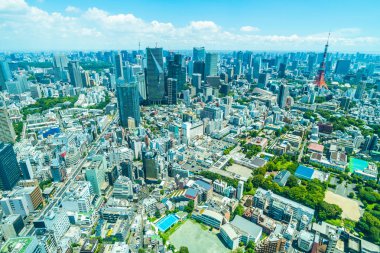 Bina Cityscape tokyo Japonya'nın güzel mimari