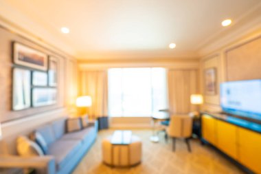 soyut bulanıklık ve odaklanmış yatak odası arka plan için iç mekan