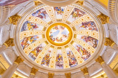 Çin, Makao - 10 Eylül 2018 - güzel lüks otel resort ve Keson Parisian macau City