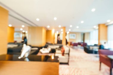Soyut bulanıklık ve arka plan için otel lobisi.