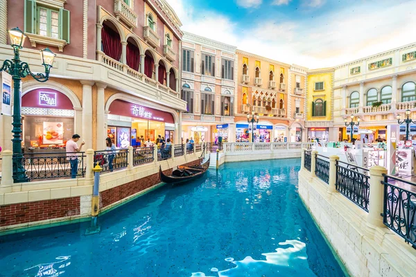 China Macao Septiembre 2018 Hermoso Complejo Hotelero Veneciano Lujo Casio — Foto de Stock