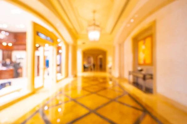 Abstrato Borrão Desfocado Hotel Lobby Interior Para Fundo — Fotografia de Stock