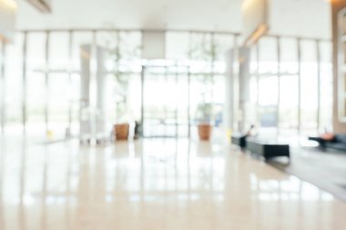 Soyut bulanıklık ve arka plan için otel lobisi.