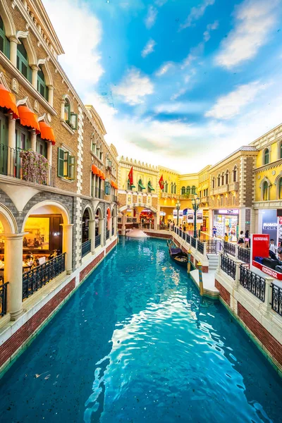 China Macao Septiembre 2018 Hermoso Complejo Hotelero Veneciano Lujo Casio — Foto de Stock