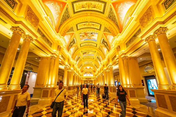 Cina Macao Settembre 2018 Bellissimo Resort Lusso Gioco Casinò Nella — Foto Stock