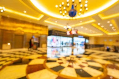 Arkaplan için mağaza içi soyut bulanıklık ve odaklanmış alışveriş merkezi