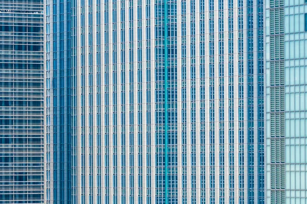 Prachtige Architectuur Business Kantoorgebouw Met Venster Glas Patroon Wolkenkrabber Stad — Stockfoto