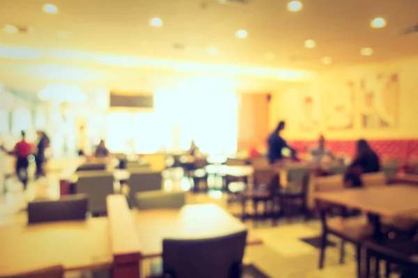 Abstract Blur Defocused Restaurant Coffee Shop Cafe Interior Background — Stock Photo, Image