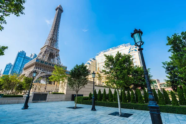 China Macao Septiembre 2018 Hermoso Hito Torre Eiffel Del Hotel — Foto de Stock